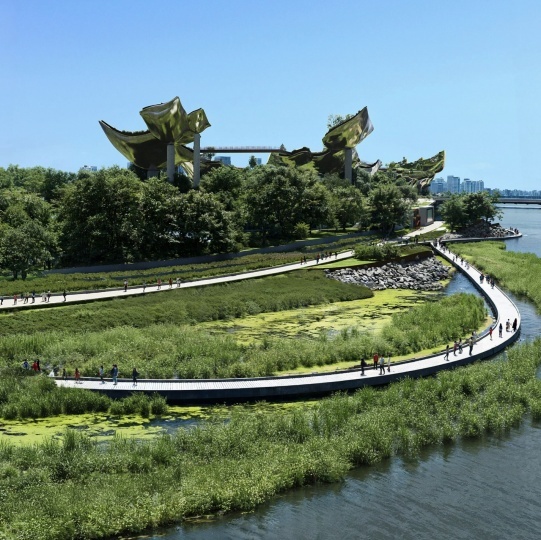 Heatherwick Studio превратит заброшенный остров в Сеуле в общественный парк