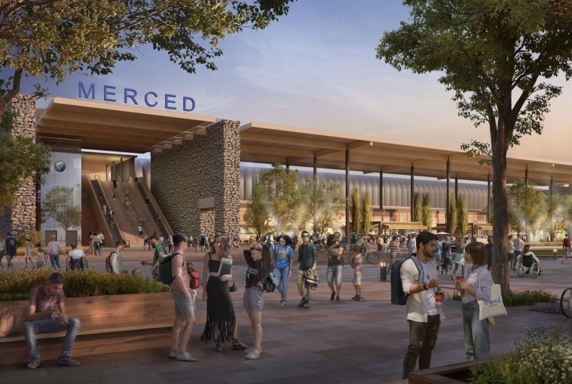 Foster + Partners показали проект новой железнодорожной линии в Калифорнии