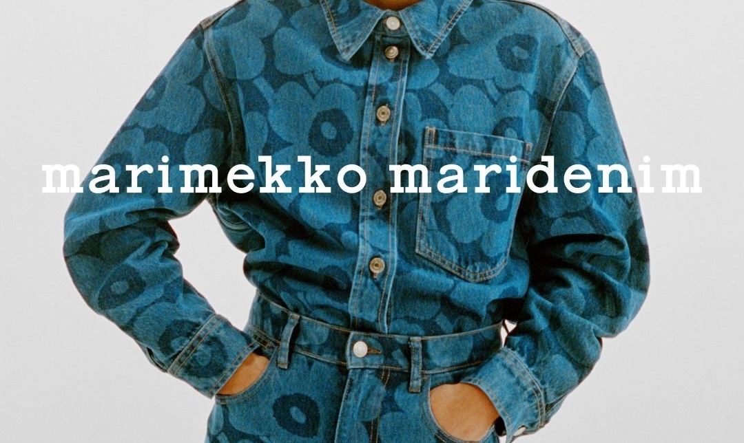 Узнаваемый принт Marimekko украсил коллекцию одежды из денима