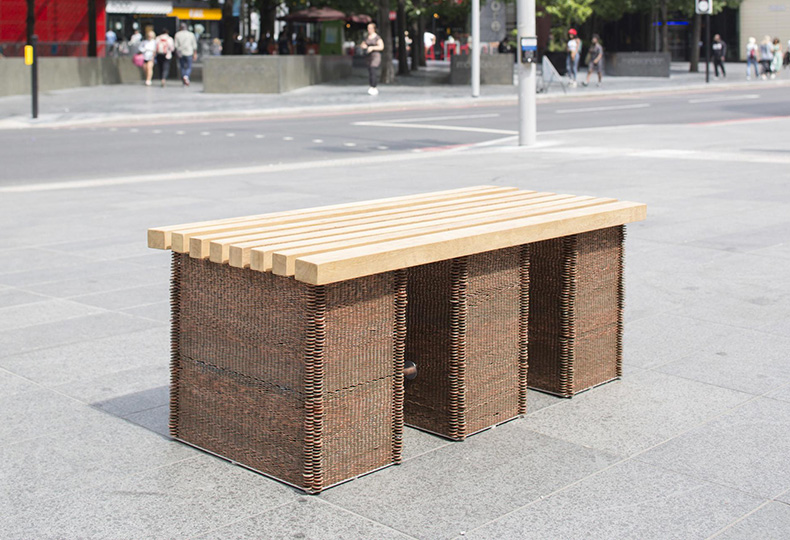 City Benches: 9 уличных скамеек на фестивале архитектуры в Лондоне. Проект студии Nicholas Kirk Architects