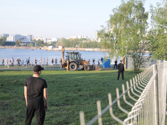 В Екатеринбурге жители протестуют против строительства храма