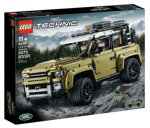 Коснтурктор LEGO Technic Land Rover Defender из 2573 деталей поступит в продажу с 1 октября