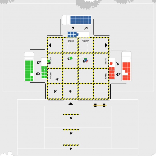 Shift Architecture Urbanism спроектировала модель рынка с социальным дистанцированием