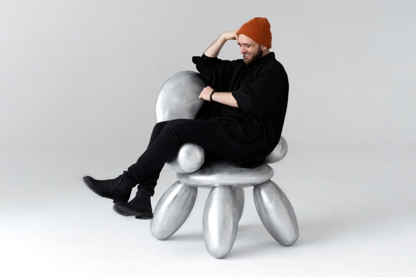 Кресло Bubble Chair, вдохновленное произведениями Джеффа Кунса