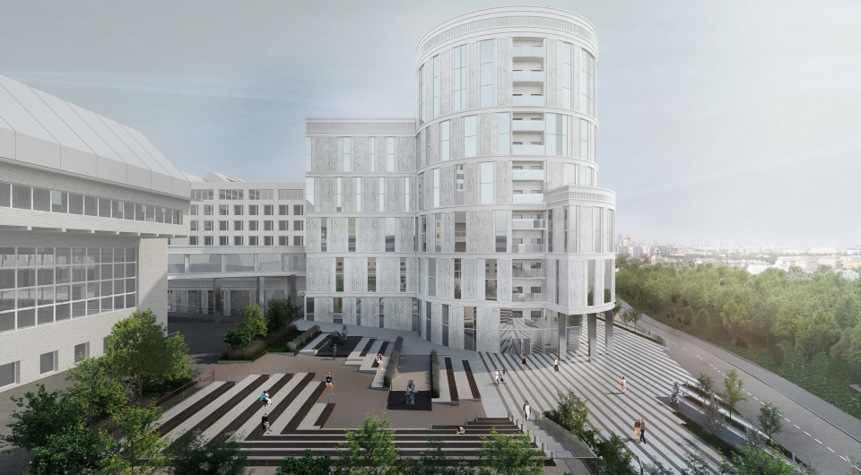 Рядом с Парком Горького появится современный исследовательский центр с благоустроенной площадью