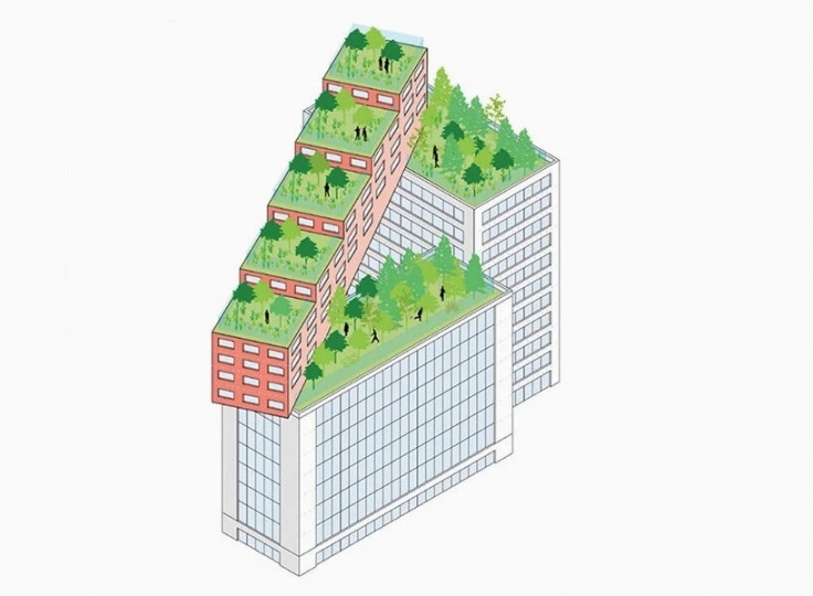 MVRDV представил каталог вариантов использования пустых крыш в Нидерландах