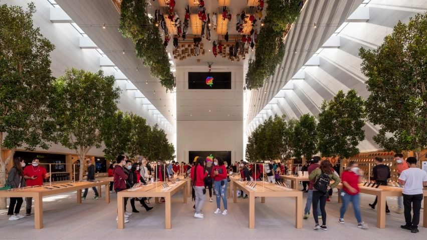 Foster + Partners спроектировали новый Apple Store в Лос-Анджелесе